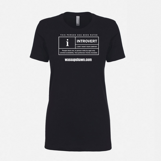 Women's Rated i for Introvert Shirt